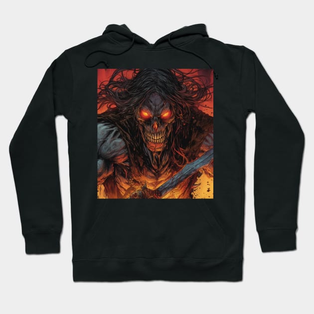 Brutal Barbarian Savage Fury Hoodie by Nightarcade